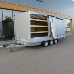 Easyline Huifaanhangwagen tridemas 505x200x205cm 3500kg Schuifzeil met spansluitingen