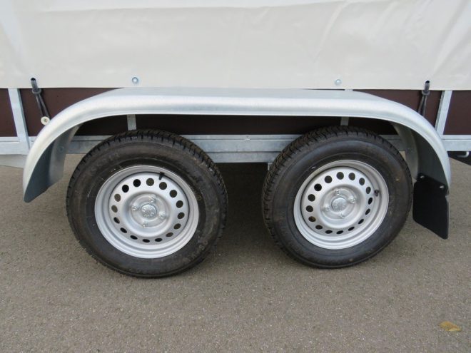 Loady Huifaanhangwagen tandemas 250x130x150cm 750kg