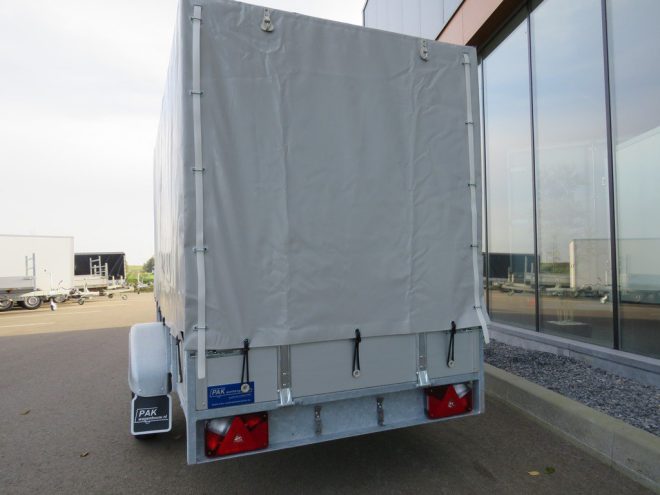 Loady Huifaanhangwagen enkelas 250x130x150cm 750kg ALU