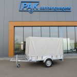 Loady Huifaanhangwagen enkelas 250x130x150cm 750kg ALU