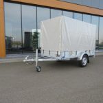 Loady Huifaanhangwagen enkelas 250x130x150cm 750kg ALU