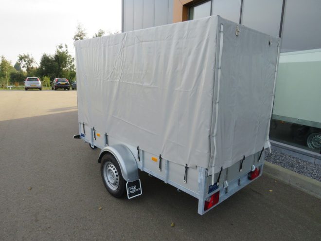 Loady Huifaanhangwagen enkelas 250x130x150cm 750kg ALU