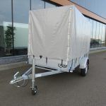 Loady Huifaanhangwagen enkelas 250x130x150cm 750kg ALU