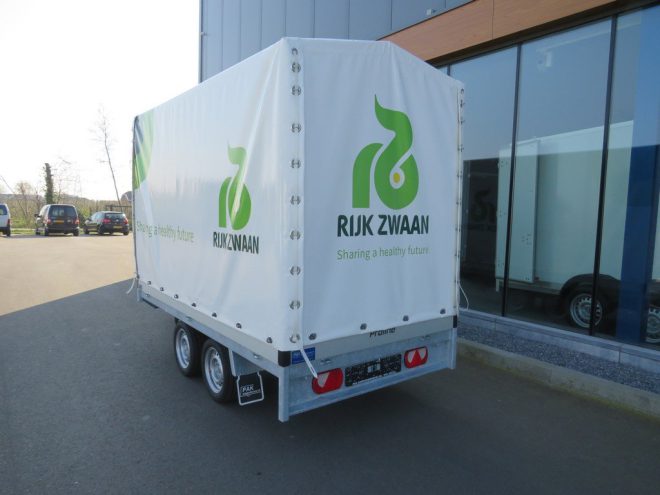 Proline Huifaanhangwagen tandemas 301x155x180cm 2000kg