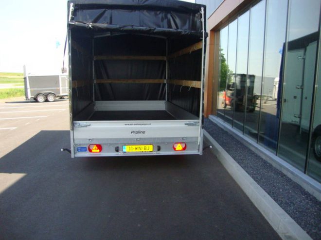 Proline Huifaanhangwagen tandemas 401x202x220cm 2700kg