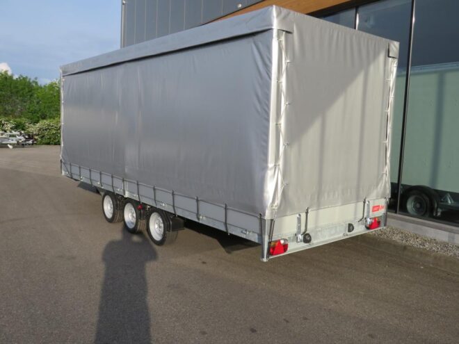 Easyline Huifaanhangwagen tridemas 505x200x205cm 3500kg Schuifzeil